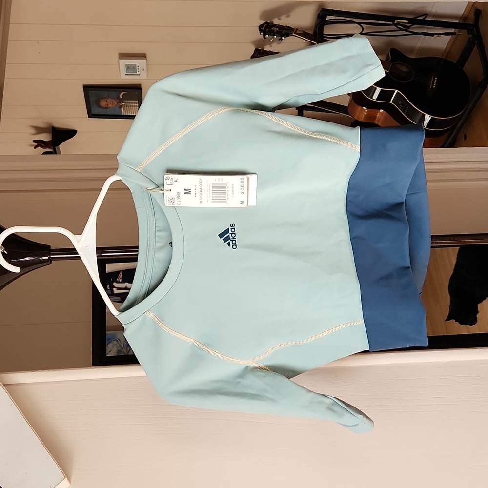 Adidas workout crop top